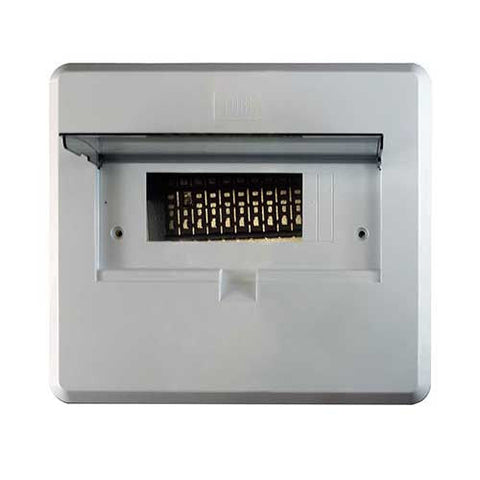 CBi Distribution Board 12-Way Steel with Steel Cover