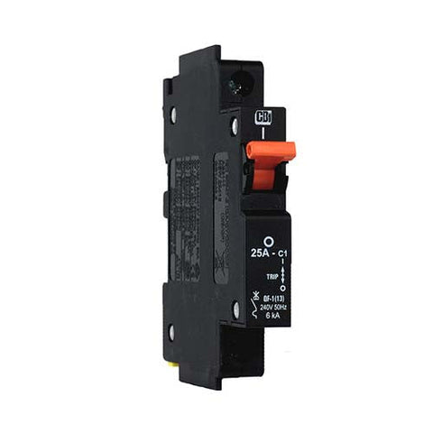 CBi QF-1(13) Dual Mount Circuit Breaker C1 1P 6kA